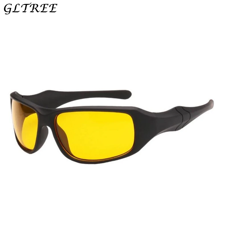 

GLTREE High Quality Frosted Frame Night Vision Driving Sunglasses Men Sunglasses for Men Bike Driver Safety Sunglass Oculos Y1