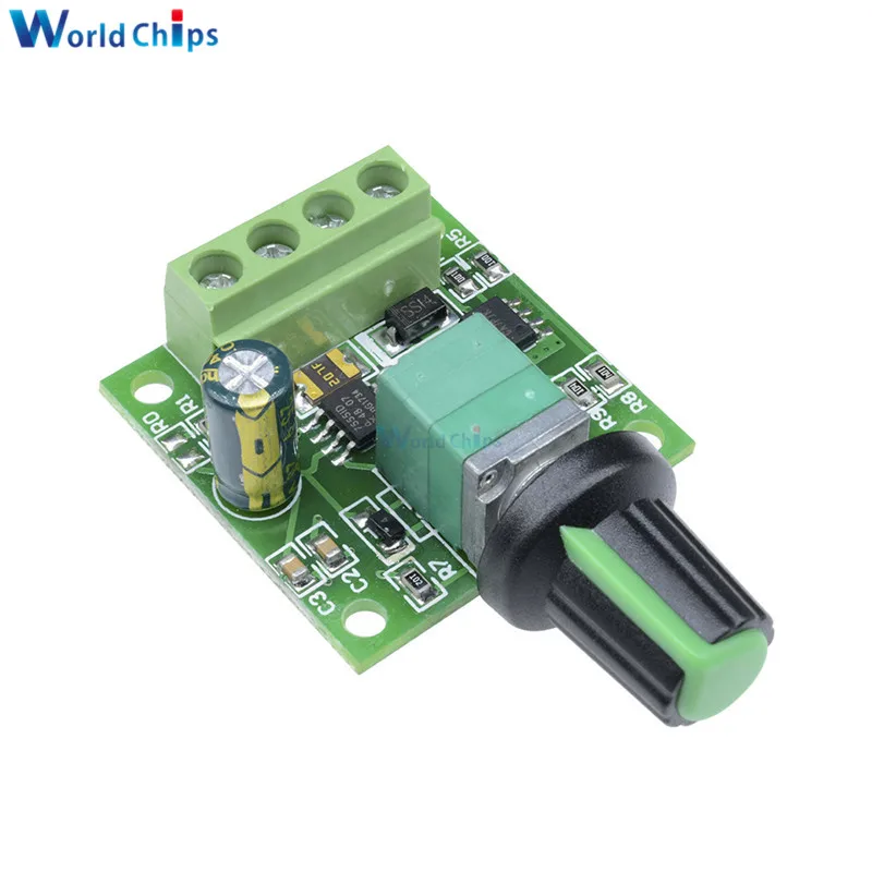 

diymore 2A Max Output Current 2A Adjustable Voltage 1.8V 3V 5V 6V 12V 2A Low Voltage Motor Speed Controller Board Module M126