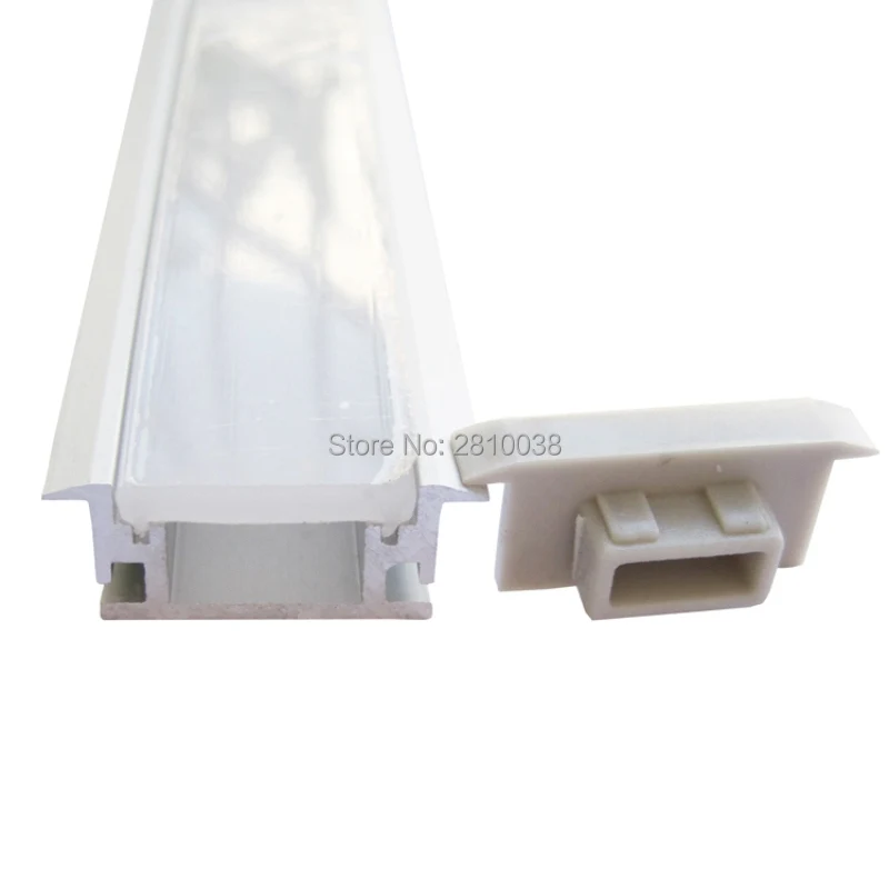 Алюминиевый корпус для светодиодных ламп 10X1 м в комплекте|aluminum led profile housing|aluminum