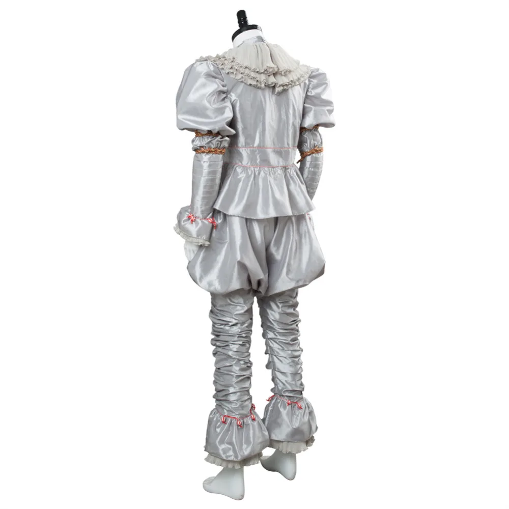 IT 2 Pennywise костюм клоуна для косплея Стивен Кинг это костюм наряд Хэллоуин Карнавал косплей костюмы
