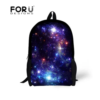 

FORUDESIGNS 2019 Fashion Students Polyester School Bags Galaxy Printing Schoolbags For Teenagers Girls For Travel Bags