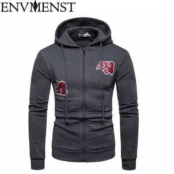 

Envmenst 2018 Fashion Printed Patchwork Long Sleeve Sweatshirt Men's Hooded Fashion New Hoodies Casual Pullovers