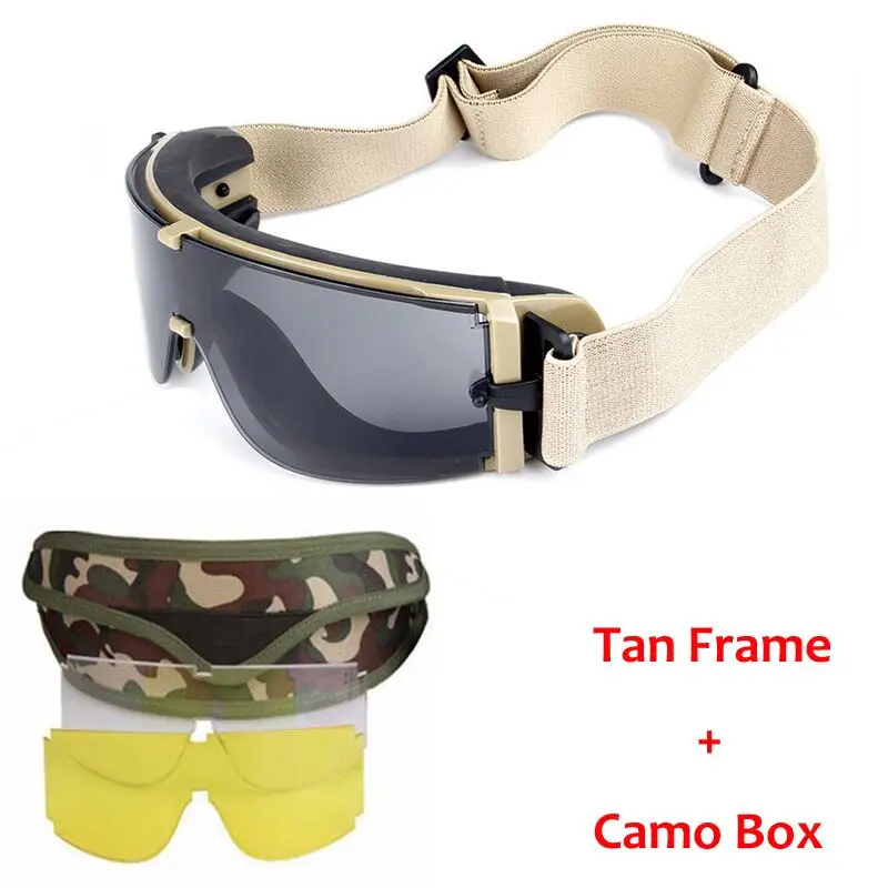 Горячее предложение! Распродажа! X800 страйкбол Пейнтбол Тактические Очки с 3 линзами Военная Охота Стрельба армейские военные солнцезащитные очки для спорта на открытом воздухе очки