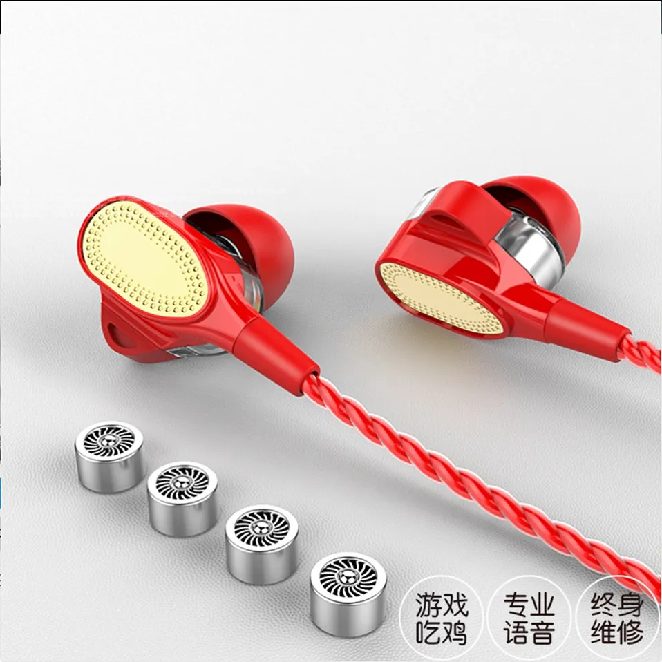 High Quality Ear Phones In Ear Headphones 3.5mm Wired Earphones Stereo Earbuds with Mic for Xiaomi iPhone PC Bass Sound Headset  (12)