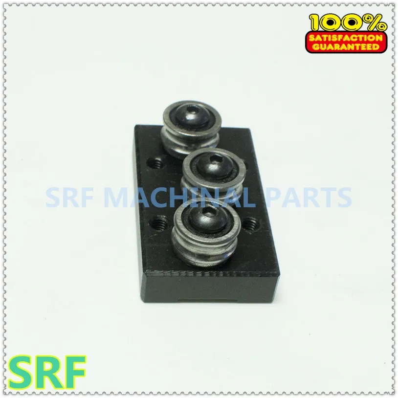 جودة عالية 1 قطع SGB10N-3UU ثلاثة عجلة الشريحة كتلة تستخدم ل SGR10N المستطيل الأسطوانة دليل خطي السكك الحديدية cnc جزء