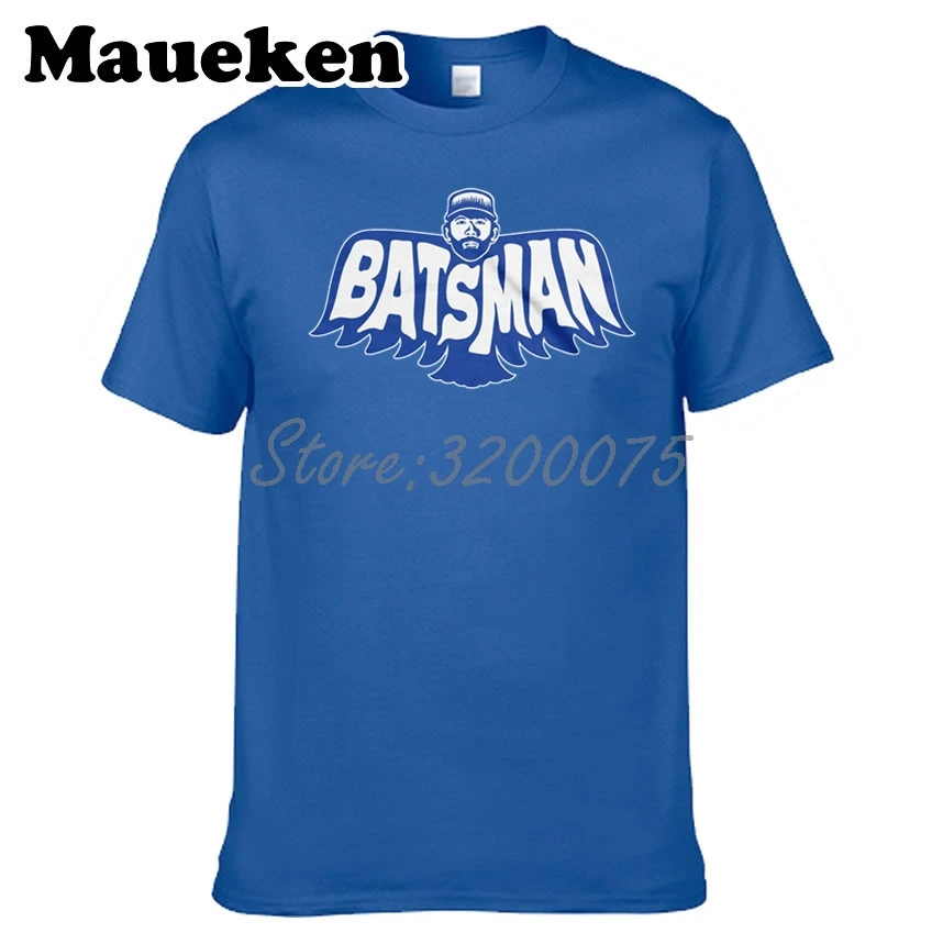Мужская футболка Batsman Jose Bautista 19 Футболка мужская для фанатов Toronto подарок футболка с круглым вырезом W17082002