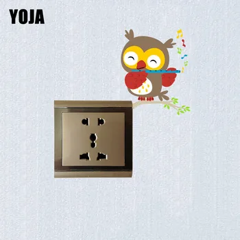 

YOJA Interesting Branches Of The Owl Switch Wall Sticker Room Bedroom Decor Personalized Colored 10SS0141