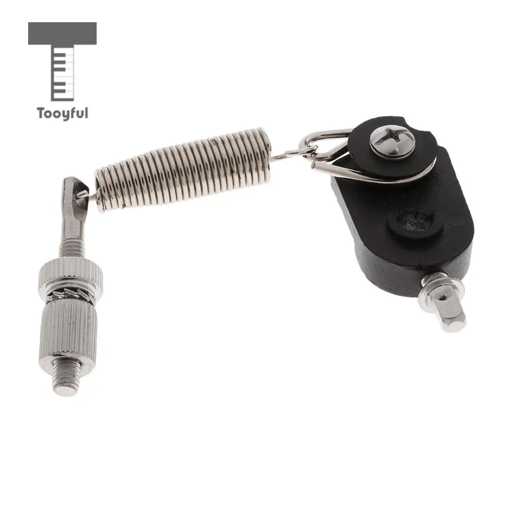 Tooyful Durable 1 Set Bass Drum Foot Pedal Spring Cam with D-ring Springs Tensioner for Drummer
