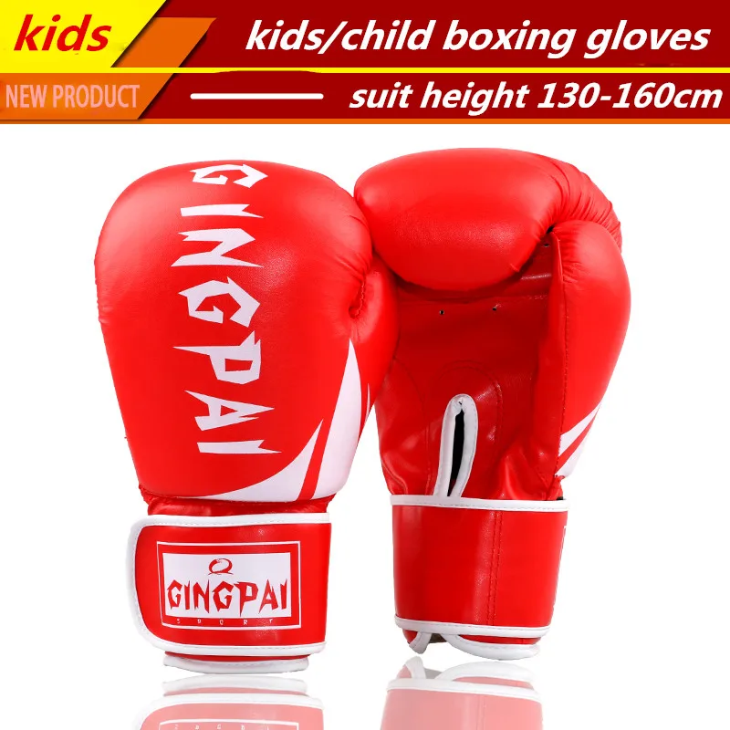 

AGE 3-13 KIDS 6 OZ BOXING GLOVES YOUTH PRACTICE TRAINING MMA Faux Leather