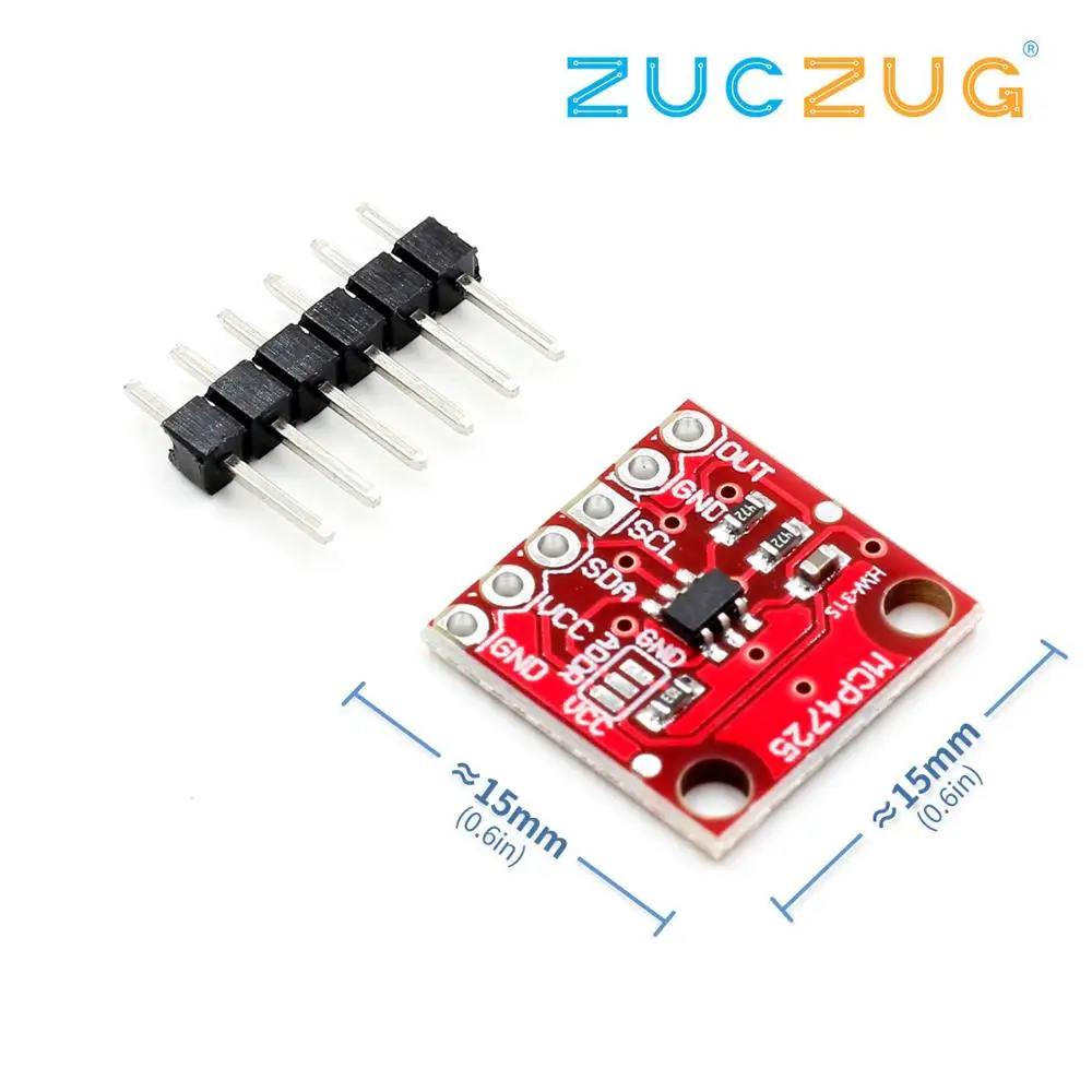 1 шт./лот MCP4725 I2C DAC плата разработки модуля прерывания|Интегральные схемы| |