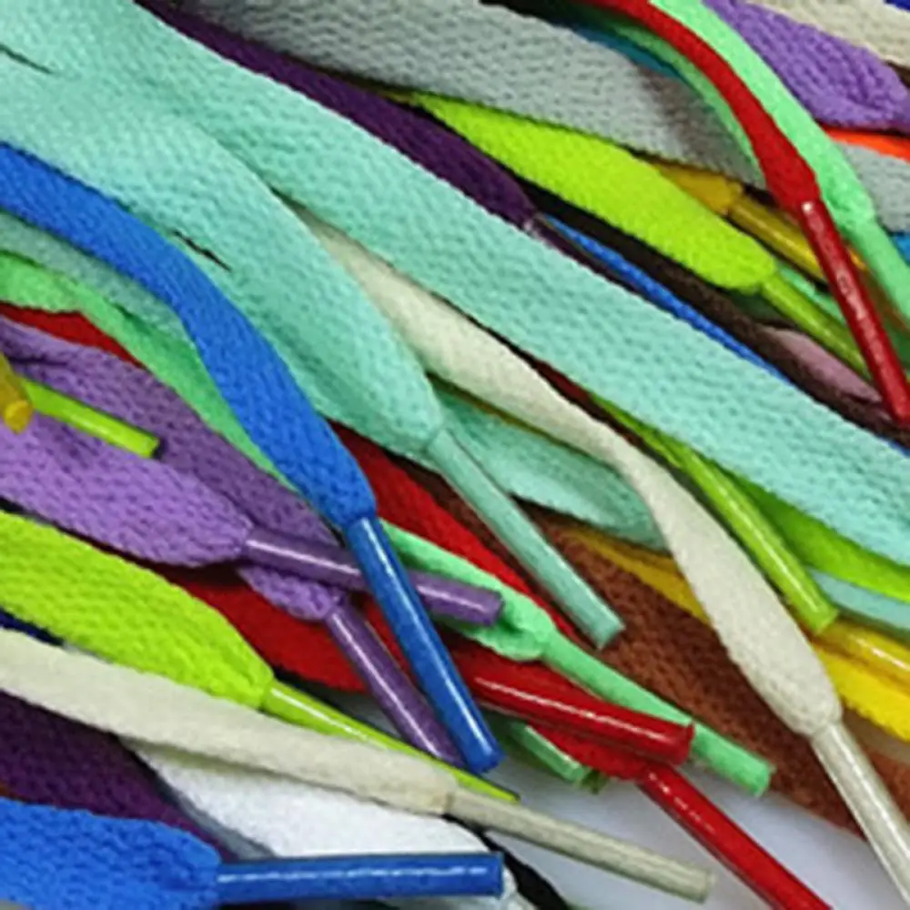 

1pair 8mm Width Flat Shoelaces Shoe Laces for Sneakers Sport Shoes Bootlaces Laces Strings Convenient Shoelaces