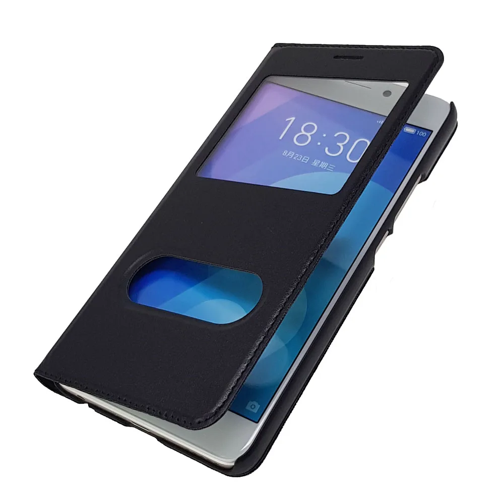 Uftemr чехол для телефона Meizu M6 Note с окошком просмотра ответа на звонки s кожаный флип