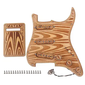 

1 Set Pickguard Durable SSS Loaded Prime Metal Pickguard Pickups Set for Musical Instrument Bass Guitar