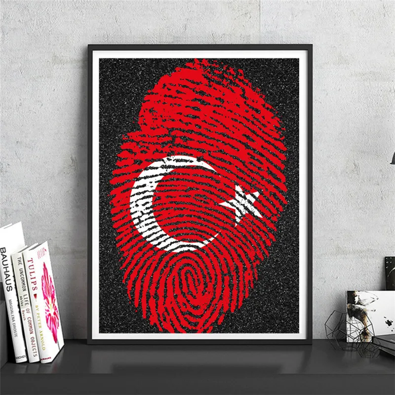 

Retro Krafts Paper Turkey Print Picture Bar Cafe Pub Design Wall Art Crafts Sticker Home Living Room Decor Free Ship 42x30cm