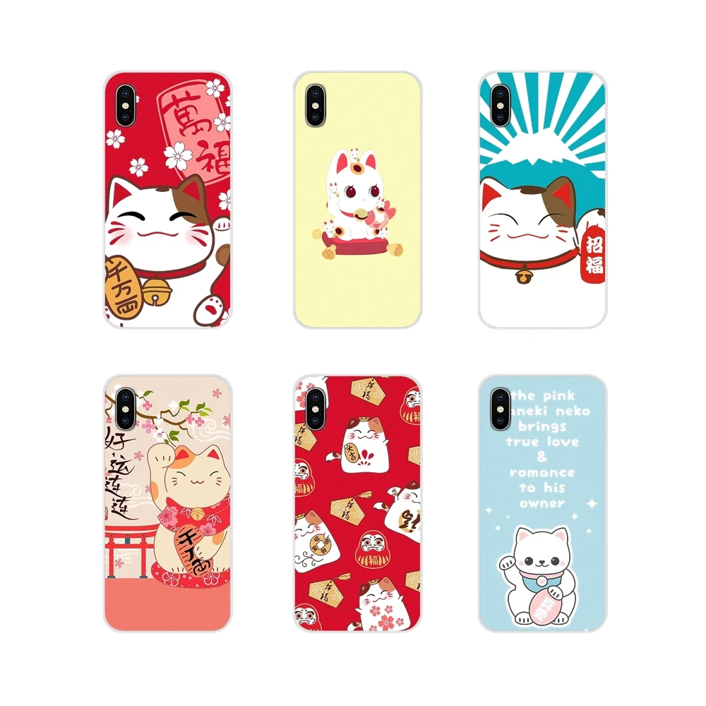 

For HTC One U11 U12 X9 M7 M8 A9 M9 M10 E9 Plus Desire 630 530 626 628 816 820 830 Cases New Year Cute Festival Fortune Lucky Cat