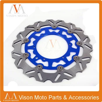 320MM Front Wavy Floating Brake Disc Rotor For Yamaha YZF WRF YZ250 YZ250F YZ400F YZ450F WR250 WR250F WR400F WR450F Supermoto