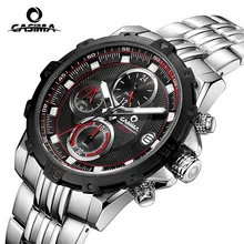 Fashion Luxury brand watches men casual charm luminous sport multi-function mens quartz wrist watch waterproof 100m CASIMA#8306
