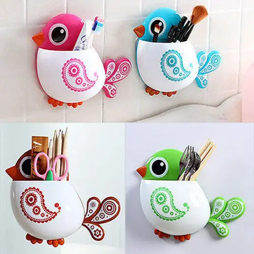 2015 Promotion New Bathroom Shelf Esponja Bird Too...