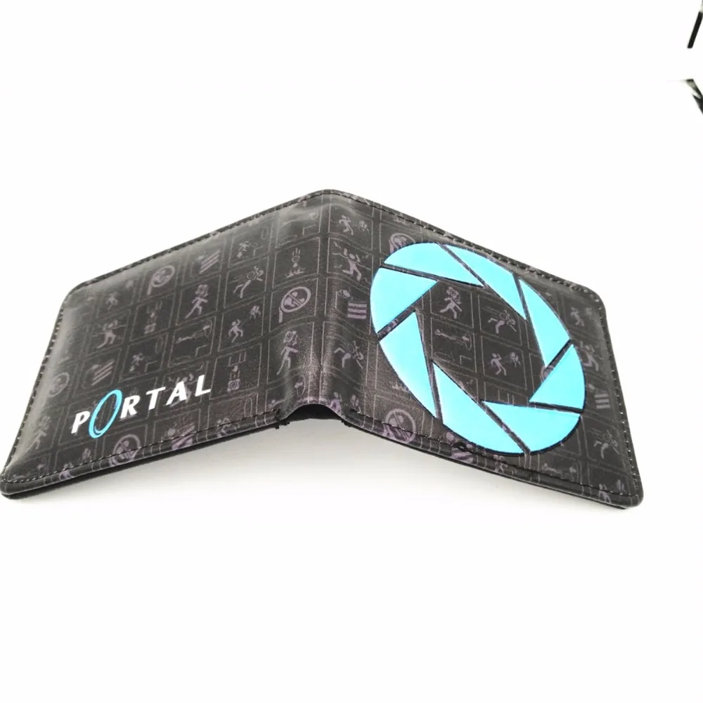 

yuanman Game Portal Logo Bi-fold Wallet with ID Window W235
