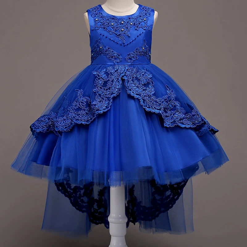 

Summer Kids Formal Dress For Girls Clothes Flower Pageant Birthday Party Princess Dress Girl Clothes 3-14 Years