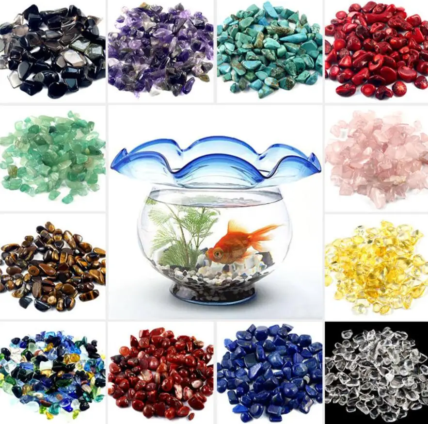 100 г натуральный ослепляющий щебень для эпоксидного наполнителя полимерная