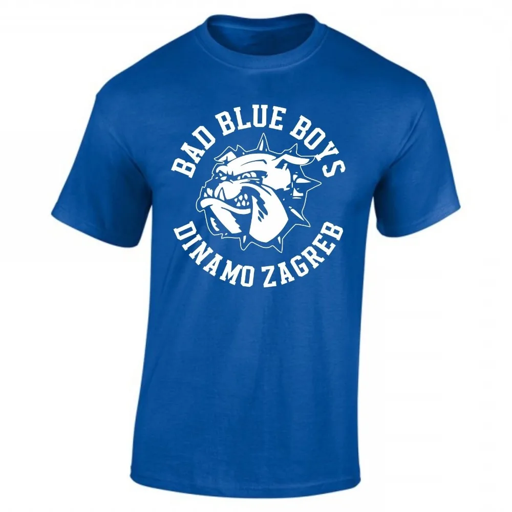 

2018 New Short Sleeve Casual Dinamo Zagreb Blue Boys T Shirt Ultras Croatia Top Tee 100% Cotton Shirt
