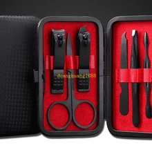 Черный 7 ногтей клип маникюрный набор косметический инструмент для маникюра Набор#132312