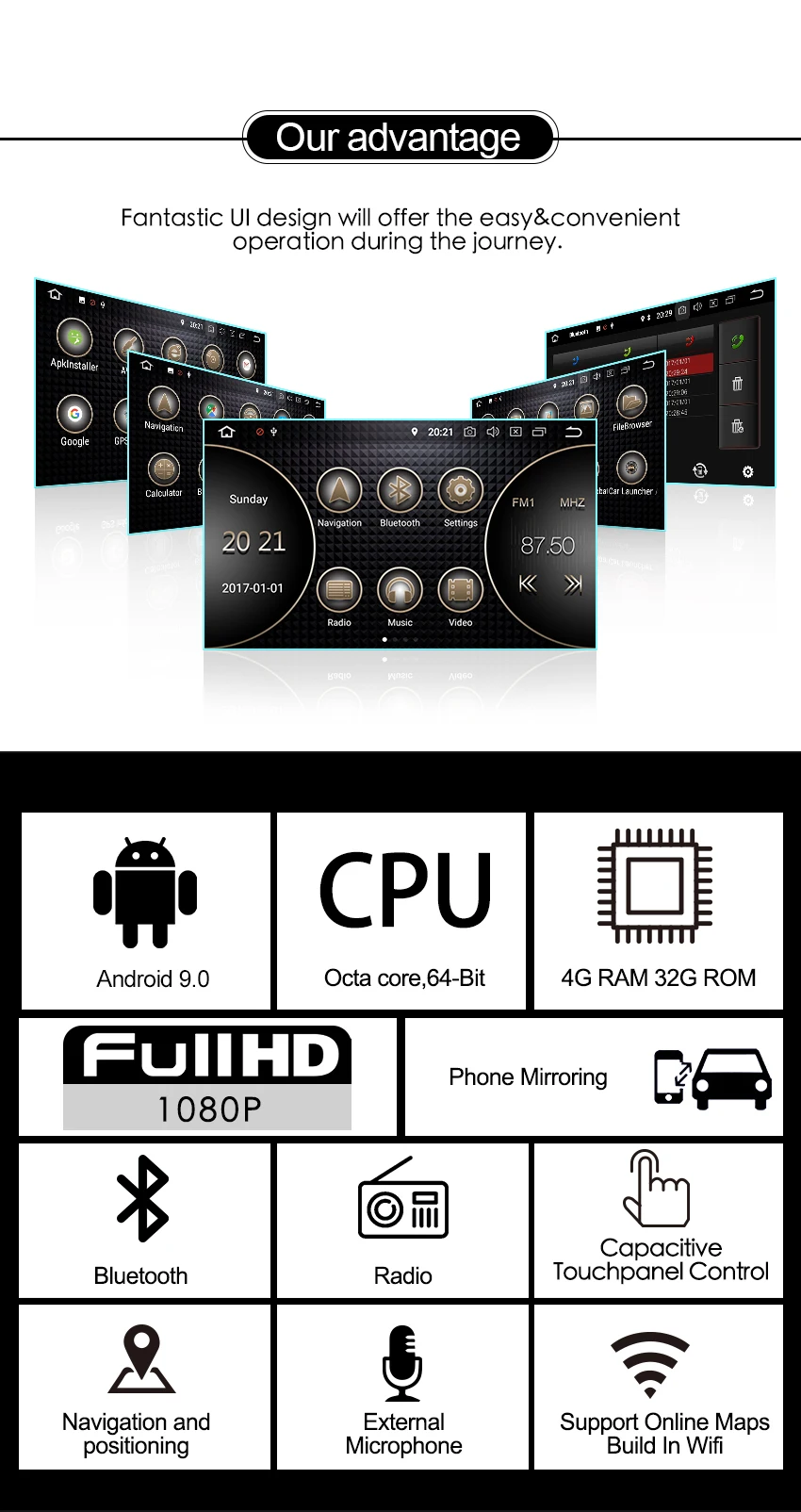 " HD 2 Din Android 9,0 автомобильный стерео для Toyota Tundra Sequoia 2007 2008 2009 2010 2011 2012 2013 радио DSP gps навигацией, Wi-Fi