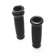 1 пара 1 ''25 мм ручки мотоцикла алюминиевые ручки для Honda Davidson Touring Sportster XL883 1200 руль черный