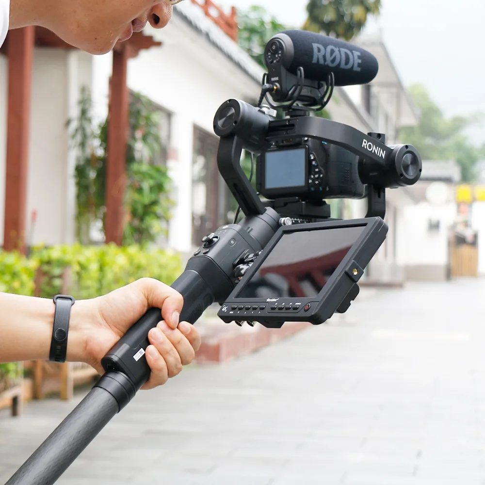 Acessórios para Dji Vara de Fibra de Carbono Cnc da Liga de Alumínio Agimbalgear Dh10 Extensão Extensão Handheld Pólo Estabilizador Ronin s - Image 2