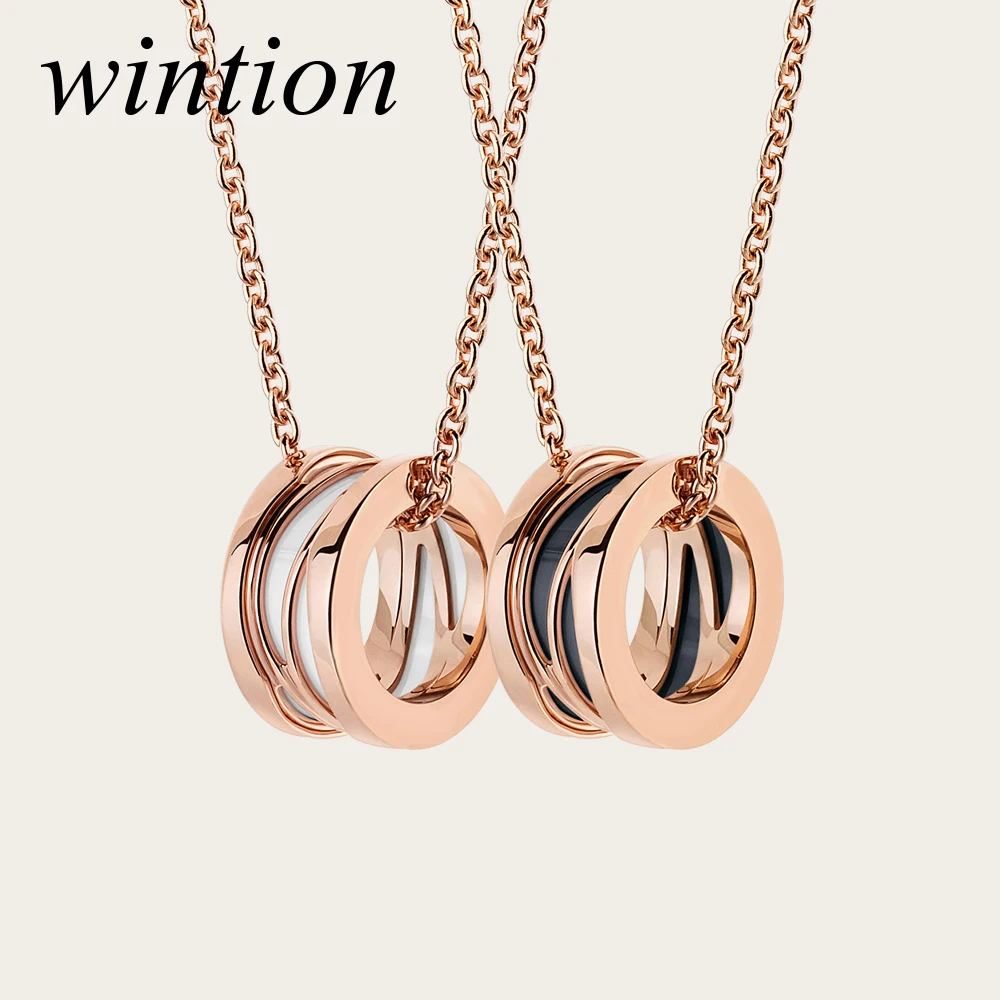 

Wintion BGL necklace 1:1 Original 100% 925 Sterling Silver Women Free Shipping Jewelry High-end Quality Gift Have logo