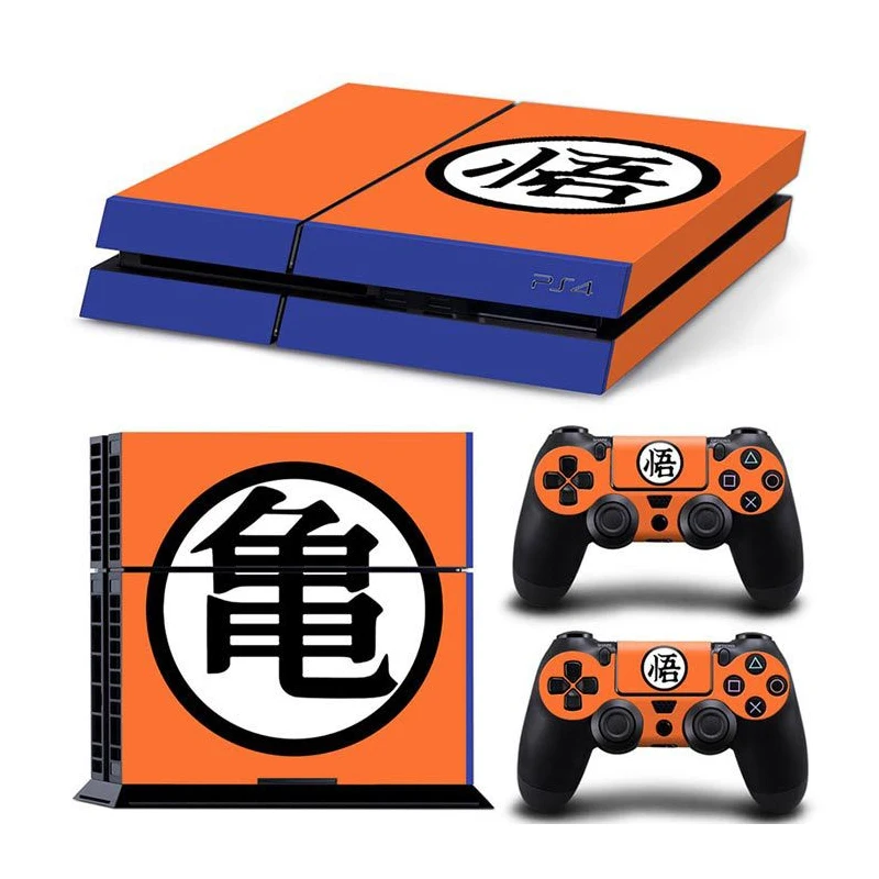 Виниловый чехол Dragon Ball Super Son Goku наклейка для PS4 консоли Sony PlayStation 4 и 2 контроллера