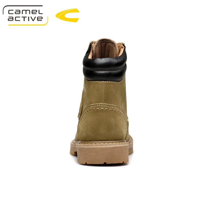 Мужские высокие ботильоны Camel Active роскошные кроссовки из натуральной кожи зимние