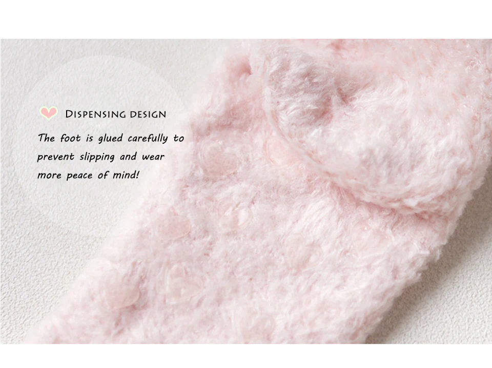 Winter New Soft Brushed Thick Cute Cartoon Animal Bunny Ears Warm Ladies Floor Sock Coral Half Velvet High Quality Women's Socks (15)