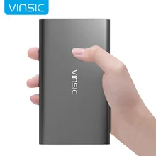 Vinsic Чужеродных P11 Топ Продаж Серии 12000 мАч Ultra Slim Power банк Smart Dual USB Порт 5 В 2.4A Внешний Мобильный Аккумулятор зарядное устройство