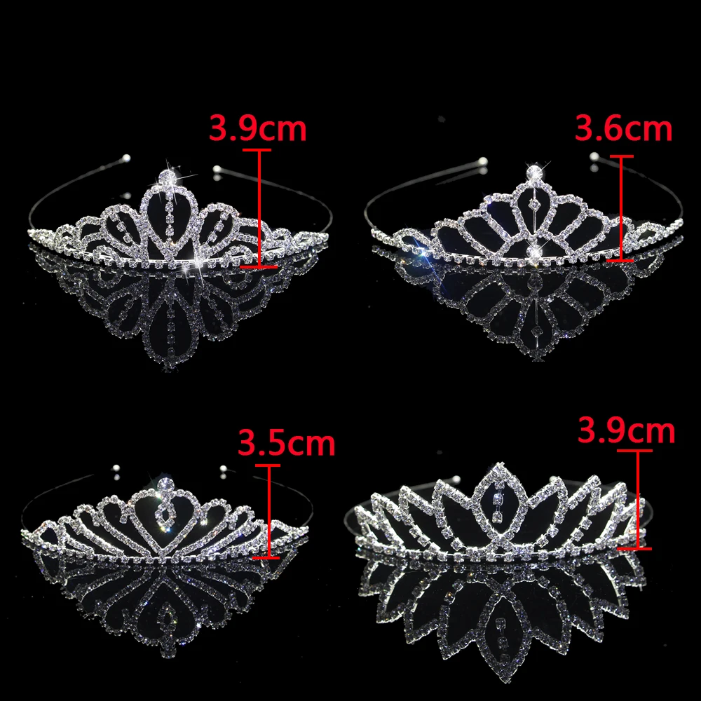 AINAMEISI New Princess Tiaras and Crowns Headband Kid Girls Bridal Prom Crown Wedding Party Accessiories Fashion Hair Jewelry jewelry accessories hair accessory hair headdress bridal headwear hair band crown