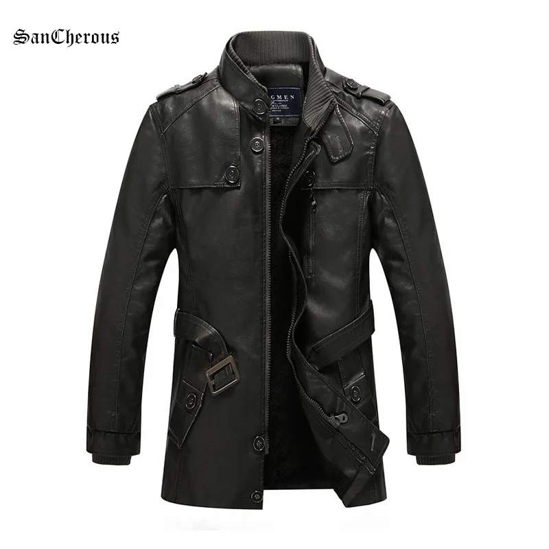 Удлиненная Кожаная Куртка Мужская Купить