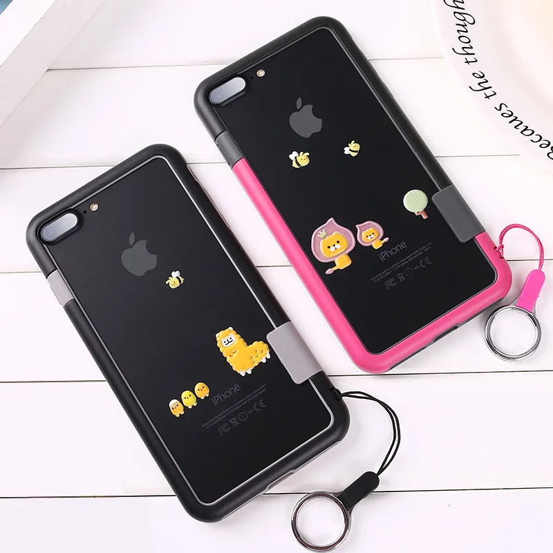 Для iPhone 7 плюс бампер zenus walnutt Цвет шок силикон + PC противоударный рамка для apple iphone 8