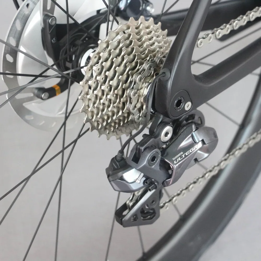 Cheap 2019 Disc Carbon Road bike Complete Bicycle Carbon with SH1MANO R8070 DI2 groupset DT350 hubs wheel . 18 Cheap 2019 Disc Carbon Road bike Complete Bicycle Carbon with SH1MANO R8070 DI2 groupset DT350 hubs wheel . 18