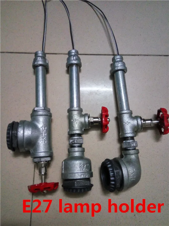 Лофт промышленный Железный водопровод паровой панк Винтажный подвесной светильник шнур E27 светодиодные фонари для персонализированного бара ресторана кафе