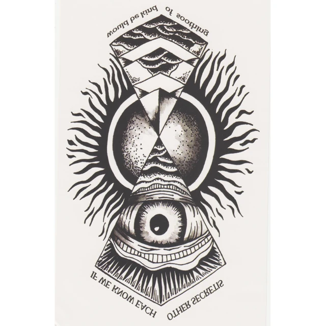 Totem Temporary Tattoo Stickers Sticker Eye Of God Body Art Water Transfer Fake Flash Totem Temporary Tattoo Stickers Sticker Eye Of God Body Art Water Transfer Fake Flash
