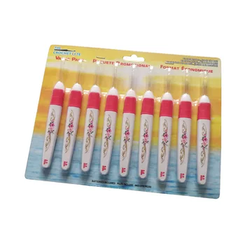 

DONYAMY 9Pcs/Set Led Crochet Hooks Mix 2.5mm-6.5mm Knitting Needles Weave Sewing Tools Set With Battery For Night Crochet Tools