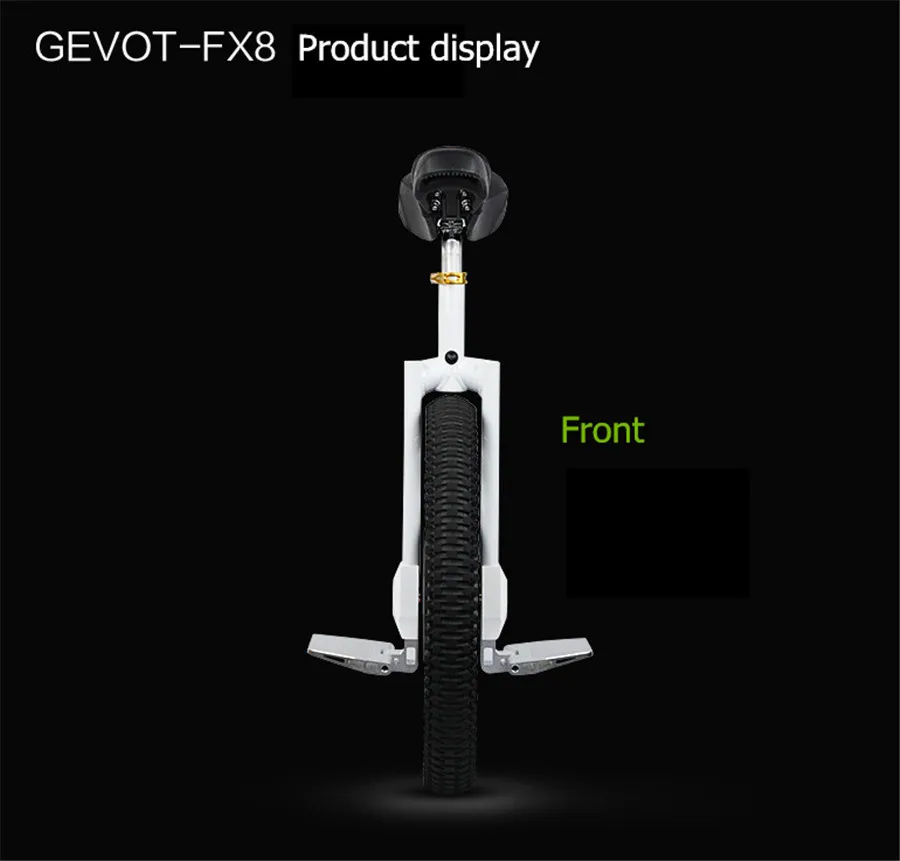 Best Sport balance car Mg Al alloy electric unicycle GEVOT-FX8 balanced car 7