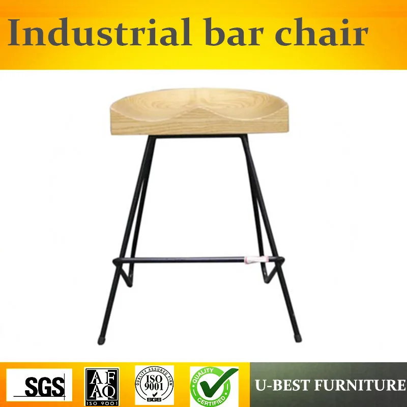 Free shipping U-BEST The bar chair, bar chair stool, personality of modern minimalist industrial iron coffee chair