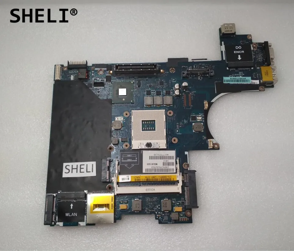 

SHELI CN-00H12D CN-08885V For Dell E6410 Motherboard LA-5471P 08885V 0H12D