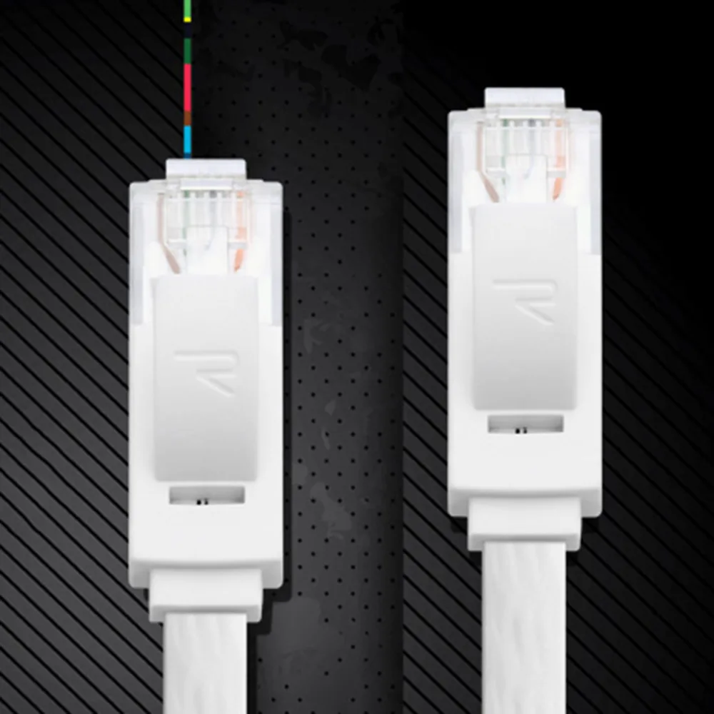 

#3044 Top Quality Super Long RJ45 Network Cable Super High Speed Flat Type Ethernet Network Cable LAN Ethernet Cable