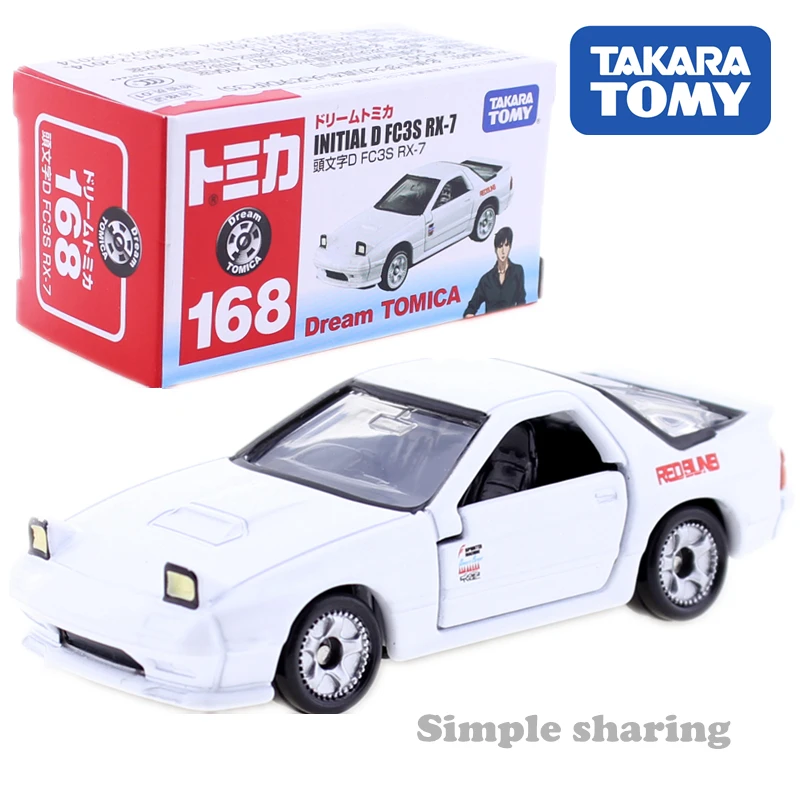 Takara Tomy Dream Tomica No 168 Initial D Fc3s Rx 7 Mazda Car Diecast Miniature Baby Toys Model Kit Collectibles Pop Bauble Diecasts Toy Vehicles Aliexpress