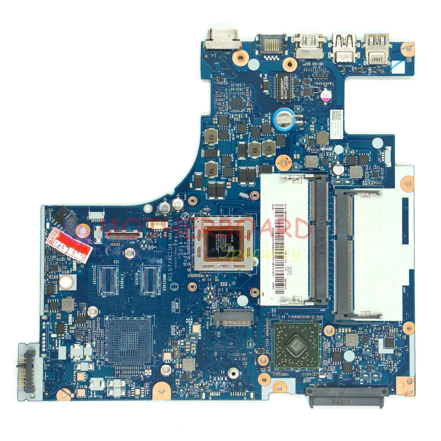Vieruodis для Lenovo Ideapad Z50-75 G50-75 материнская плата ноутбука ACLU7/ACLU8 NM-A291 W/ A10-7300 CPU DDR3L |