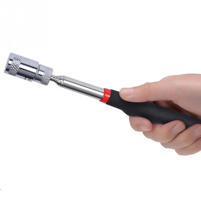 

Stainless Steel Telescopic Magnetic Retractable Pickup Machine Comfortable Handle Powerful Magnetic Stick With LED Light