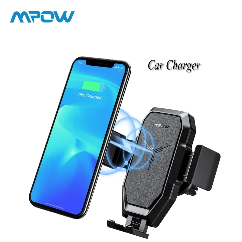 Mpow Черный Автомобильный держатель для телефона на магните магнитный с